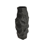 VASO IRREGULAR DE TERRACOTA PRETO