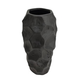 VASO IRREGULAR DE TERRACOTA PRETO