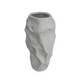 VASO IRREGULAR DE TERRACOTA BRANCO