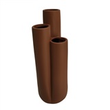 VASO DE TERRACOTA MARROM