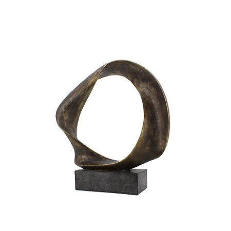 PECA DECORATIVA EM RESINA BRONZE