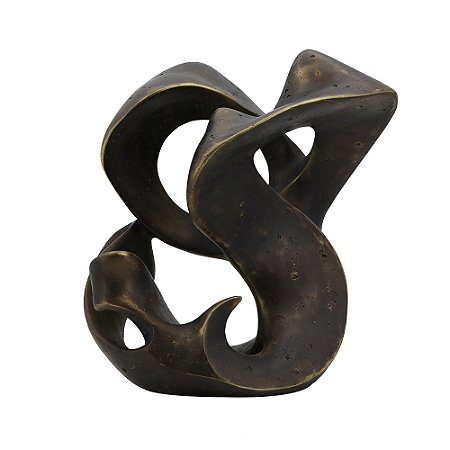 PECA DECORATIVA EM RESINA BRONZE