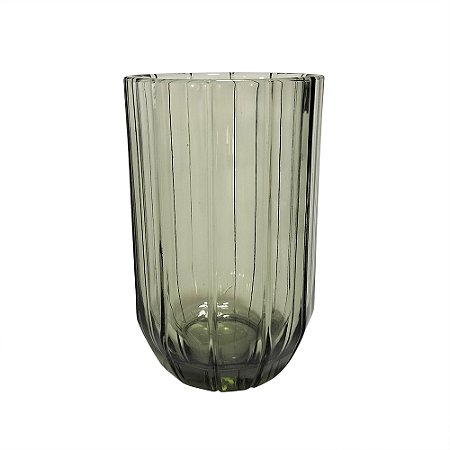 CONJ DE TACAS FUME DE VIDRO - 6 PCS