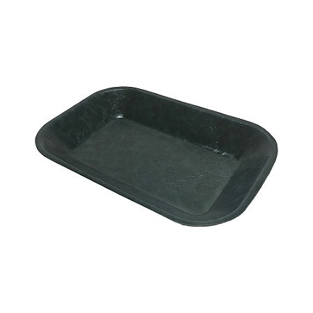 BANDEJA EM COURO SINTETICO VERDE