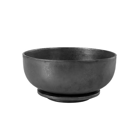 VASO DECORATIVO EM CERAMICA PRETO