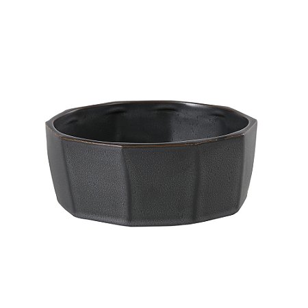 VASO DECORATIVO EM CERAMICA PRETO