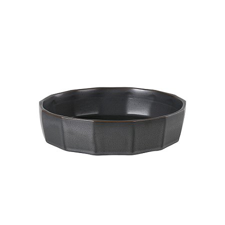 VASO DECORATIVO EM CERAMICA PRETO