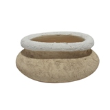 VASO DE CIMENTO BEGE