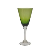 CONJ DE TACAS VERDE E TRANSPARENTE - 6 PCS