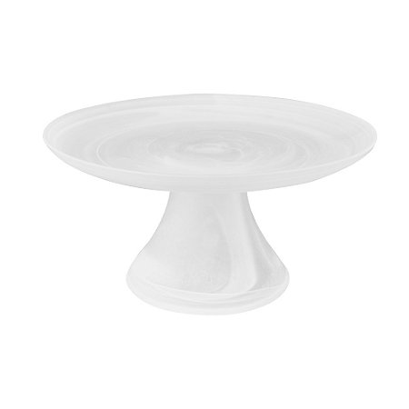 BOLEIRA EM VIDRO BRANCO FOSCO