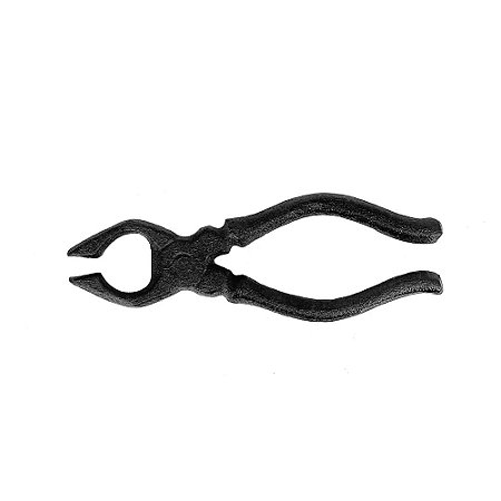 PECA DECORATIVA ALICATE EM FERRO PRETO