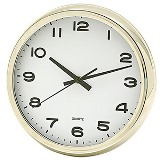 RELOGIO DECORATIVO DE PAREDE ALUMINIUM NATURAL