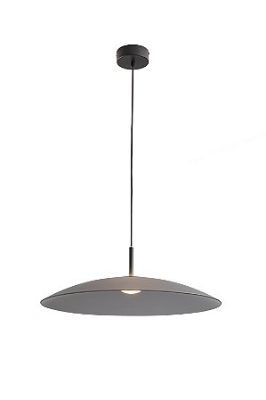 PENDENTE CHIMBAL PRETO / PRETO (D)60CM (A)19CM 1XLED INTEGRADO 20W 3000K 670LM IP20