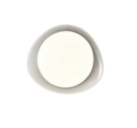 PLAFON CORE TRANSPARENTE / BRANCO (L)63,4CM (C)57,4CM (A)20CM 1XLED INTEGRADO 30W 3000K 1800LM IP20