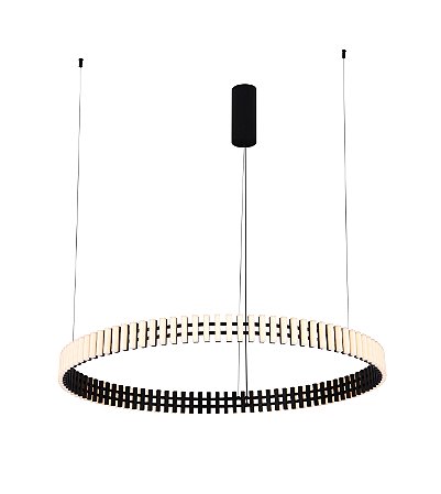PENDENTE XYLO PRETO / BRANCO (D)103CM (A)7,5CM 1XLED INTEGRADO 48W 3000K 2900LM IP20