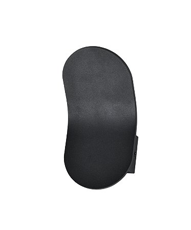 ARANDELA MOSSA PRETO (L)10CM (C)10CM (A)18CM 1XLED INTEGRADO 2,6W 3000K 172LM IP20
