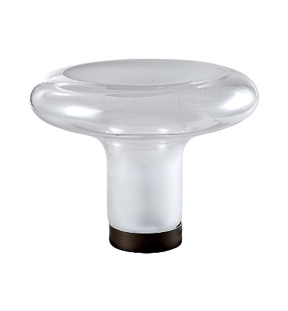 ABAJUR BOOM TRANSPARENTE / CAFÉ (D)42CM (A)32CM 1XE27 PAR20 MAX 40W IP20