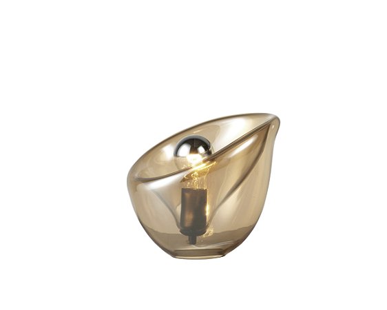 ABAJUR MIELE AMBAR / DOURADO (D)22CM (A)21CM 1XE27 BULBO MAX 40W IP20