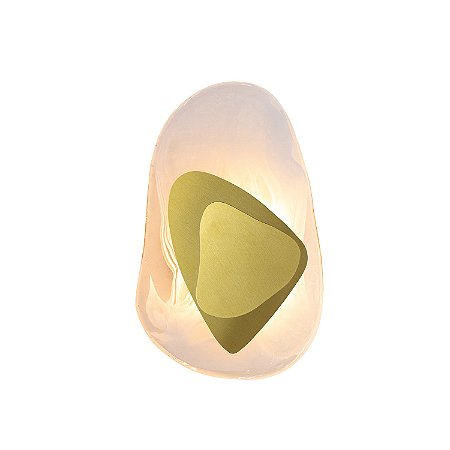 ARANDELA MUHAR LEITOSO / DOURADO (L)5,3CM (C)20CM (A)31CM 1XLED INTEGRADO 5W 2700K 700LM IP20