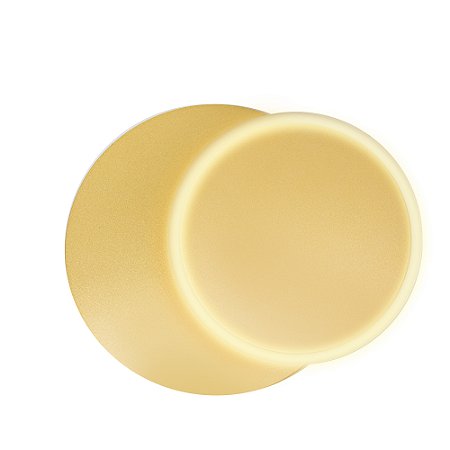 ARANDELA SLIDE DOURADO (D)22CM (A)22CM 1XLED INTEGRADO 5W 3000K 325LM IP20