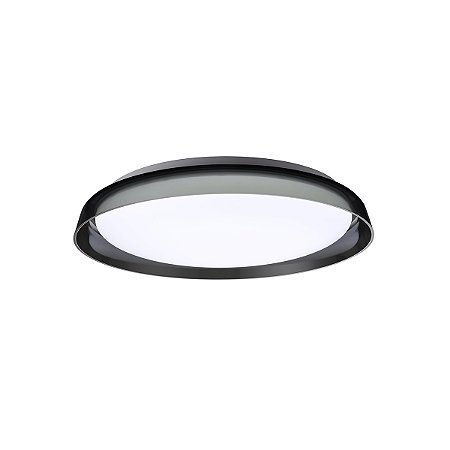PLAFON MISKA PRETO (D)53CM (A)8CM 1XLED INTEGRADO 42W 3000K 1782LM IP20
