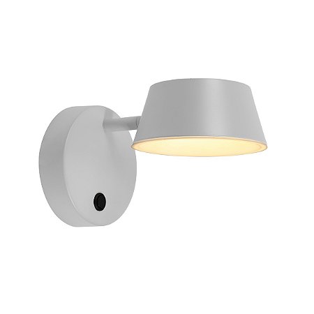 ARANDELA FUNNEL OFF-WHITE (L)13CM (C)20CM (A)11CM 1XLED INTEGRADO 5W 3000K 400LM IP20