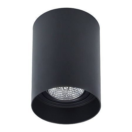 SPOT RED SOBREPOR PRETO (D)11CM (A)15CM 1XGU10 AR70 MAX 50W IP20