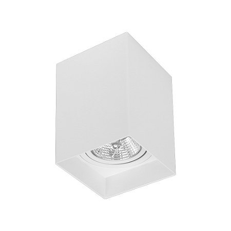 SPOT QUAD SOBREPOR BRANCO (L)11CM (C)11CM (A)15CM 1XGU10 AR70 MAX 50W IP20