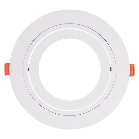 SPOT CONECTA ABS EMBUTIR (REDONDO) BRANCO (D)17CM (A)2,7CM 1XE27 PAR30 MAX 50W IP20