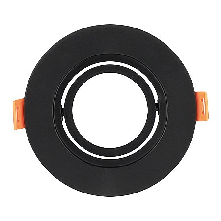 SPOT CONECTA ABS EMBUTIR (REDONDO) PRETO (D)10,2CM (A)2,5CM 1XGU10 MR16 MAX 50W IP20