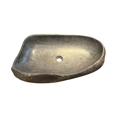 CUBA PEDRA VULCÂNICA NEGRA BALI EDGELESS L83CM X A16M X P36CM