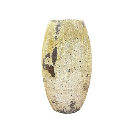VASO VIETNAMITA CERÂMICA IMPORTADO BALI GRANDE ATLANTIS ORGANIC D40CM X A85CM