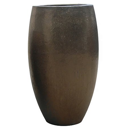 VASO VIETNAMITA CERÂMICA IMPORTADO MOSCOU GRANDE BRONZE D48CM X A87CM
