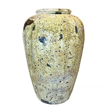 VASO VIETNAMITA CERÂMICA IMPORTADO TURIM ATLANTIS ORGANIC D43CM X A64CM