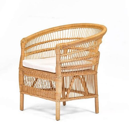 POLTRONA AMAZÔNIA RATTAN COM ALMOFADA