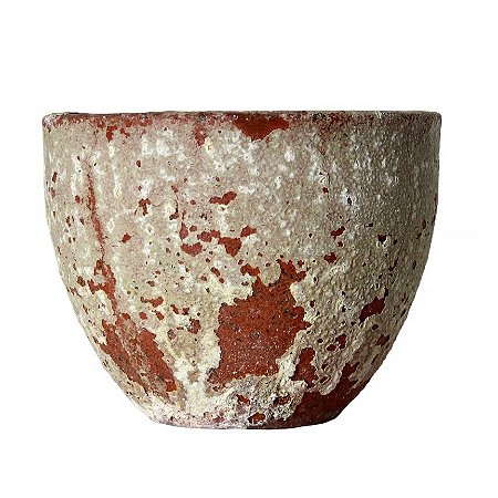 VASO VIETNAMITA CERÂMICA IMPORTADO TÓQUIO ATLANTIS ORGANIC PP D26CM X A20CM