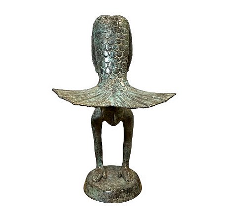 ESCULTURA EM BRONZE SEREIA BALI VERDE