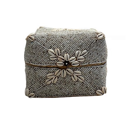 CAIXA FIBRA NATURAL REVESTIDA EM MIÇANGA CLARA EXTRA GRANDE