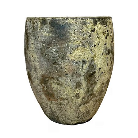 VASO VIETNAMITA CERÂMICA IMPORTADO MOSCOU ATLANTIS ORGANIC PEQUENO D46CM X A54CM