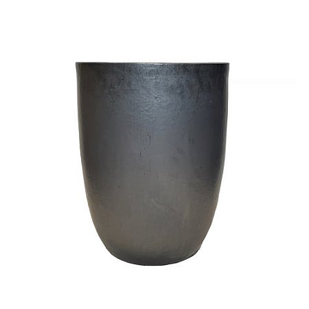 VASO VIETNAMITA CERÂMICA IMPORTADO PARIS GRAFITE MATTE  PEQUENO D34CM X A50CM