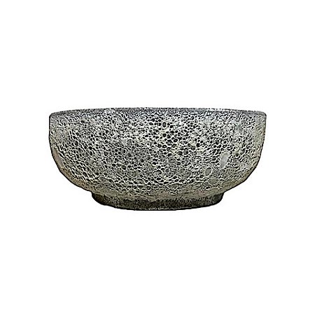 BACIA VIETNAMITA CERÂMICA IMPORTADA ITÁLIA ATLANTIS PEQUENA D38CM X A18CM