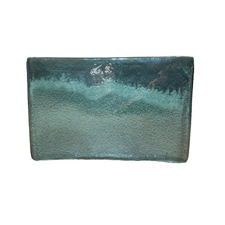 JARDINEIRA VIETNAMITA CERÂMICA IMPORTADA PARIS MOSS GREEN GRANDE L65CM × P30CM × A40CM