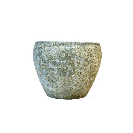 BACIA VIETNAMITA CERÂMICA IMPORTADA SUÍÇA ATLANTIS PEQUENA D21CM X A19CM
