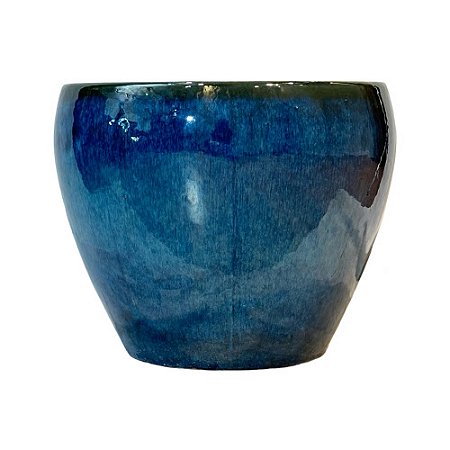 BACIA VIETNAMITA CERÂMICA IMPORTADA SUÍÇA AQUA GRANDE D38CM X A28CM