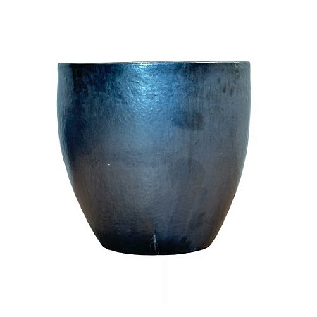 VASO VIETNAMITA CERÂMICA IMPORTADO TÓQUIO GRAFITE MATTE  MÉDIO D38CM X A40CM