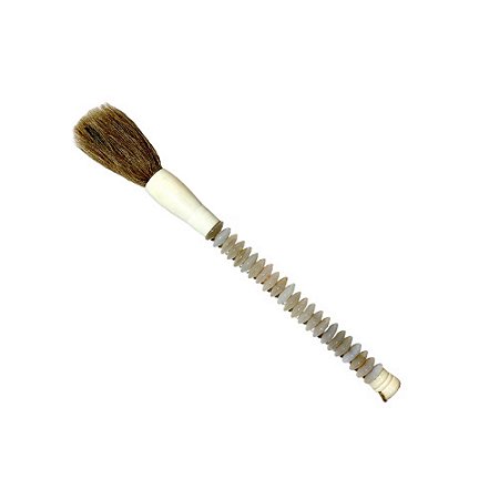 PINCEL DECORATIVO CHINA EM PEDRAS CLARAS 35CM