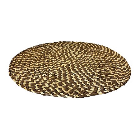 SOUSPLAT REDONDO TRABALHADO FIBRA MESLCADA 40CM