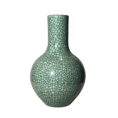 FLOREIRO SLIM IMPORTADO PORCELANA CELADON D18 X A32CM