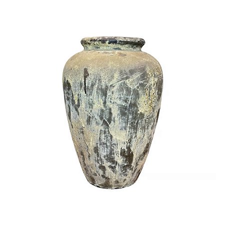 VASO VIETNAMITA CERÂMICA IMPORTADO TURIM ATLANTIS ORGANIC GRANDE D58CM X A87CM