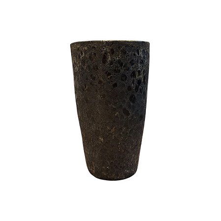 VASO VIETNAMITA CERÂMICA IMPORTADO SINGAPURA ATLANTIS VOLCANIC PEQUENO D30CM X A60CM